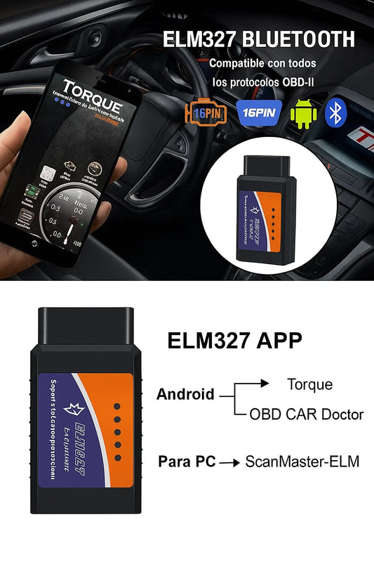 Escaner Automotriz OBD2 Diagnostico Facil y Preciso para tu Auto